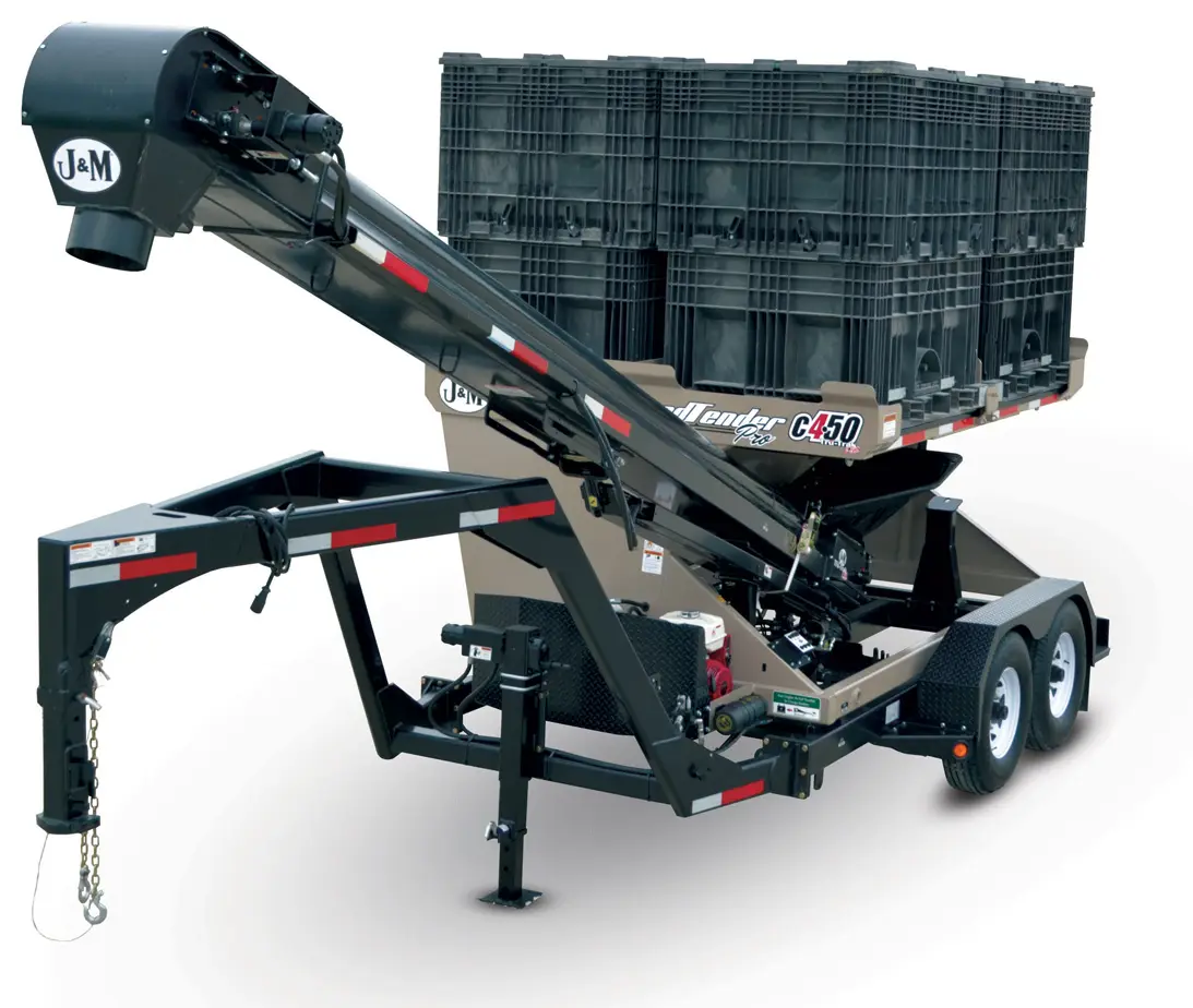 c4•50 Pro Box Seed Tender with Conveyor facing forward