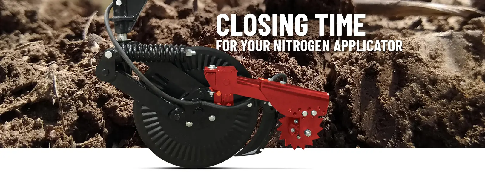 nitrogen applicator closing wheels