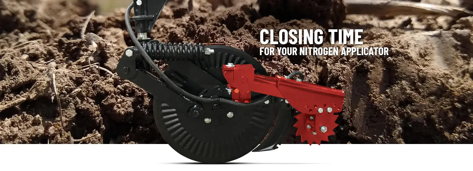 nitrogen applicator closing wheels