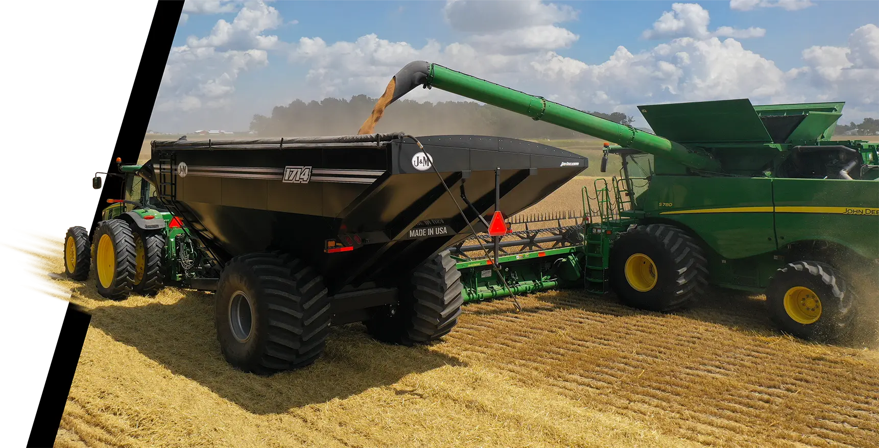biggest single-auger grain cart