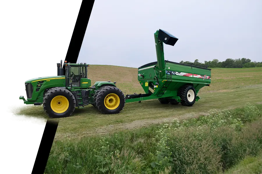 biggest single-auger grain cart