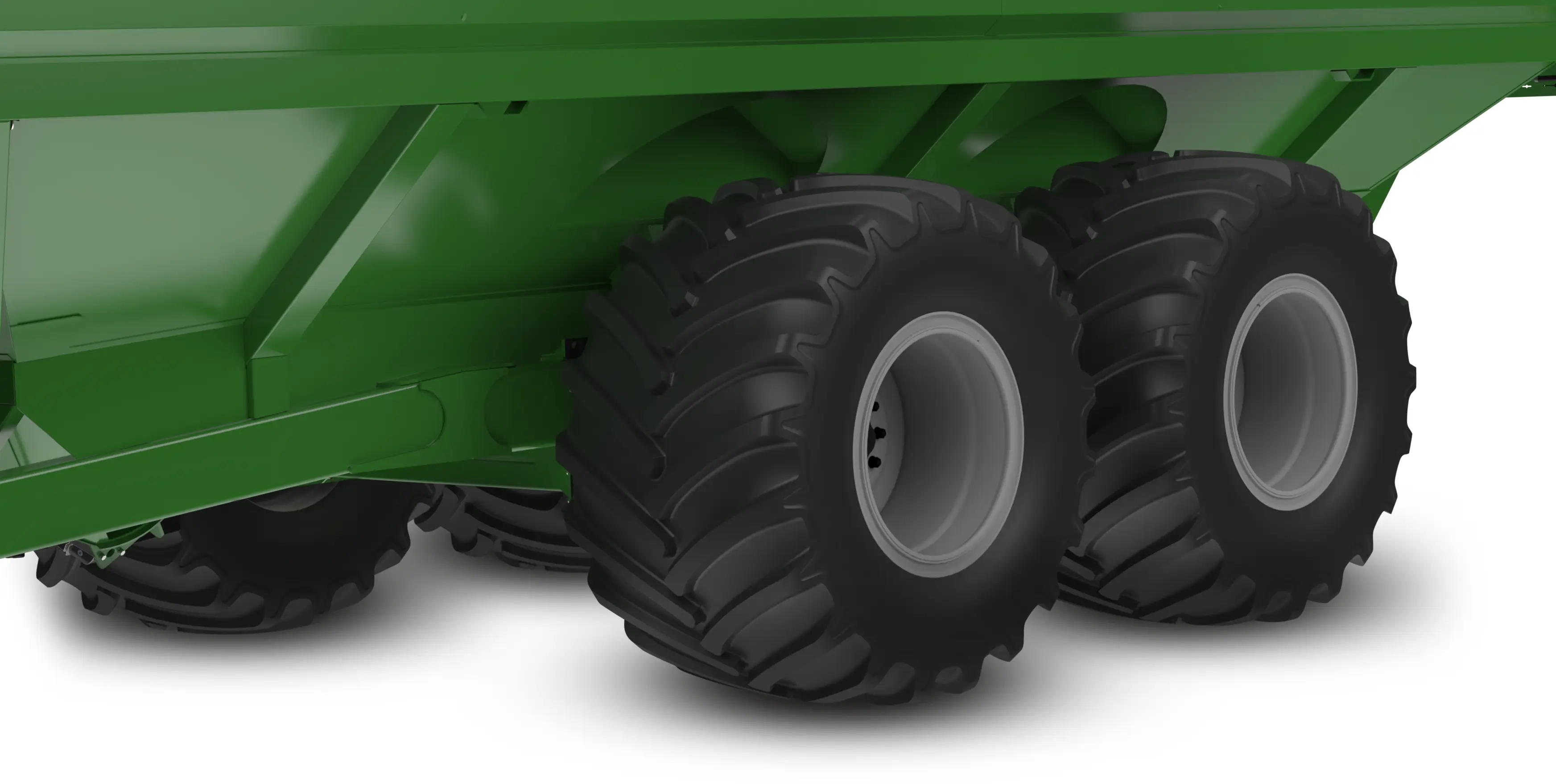 in-line axles better for road travel