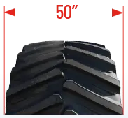 50 inch wide tire