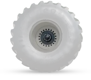 20 bolt hub for single wheel grain cart