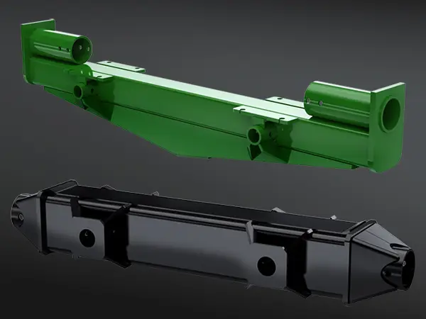 auger connection showing 6.5 degree max ramp up