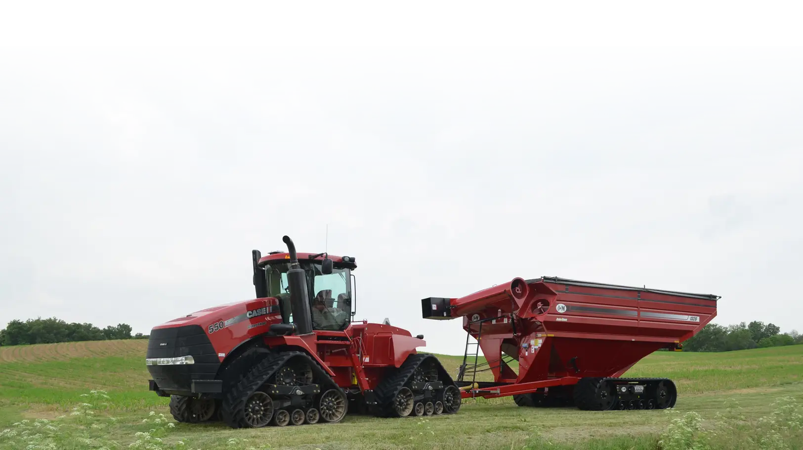 Red Grain Cart Picture