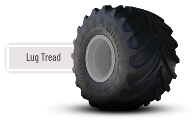 Lug Tread Tires for Grain Carts