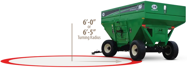 Tight Turning Radius on 55 Series Gravity Wagon