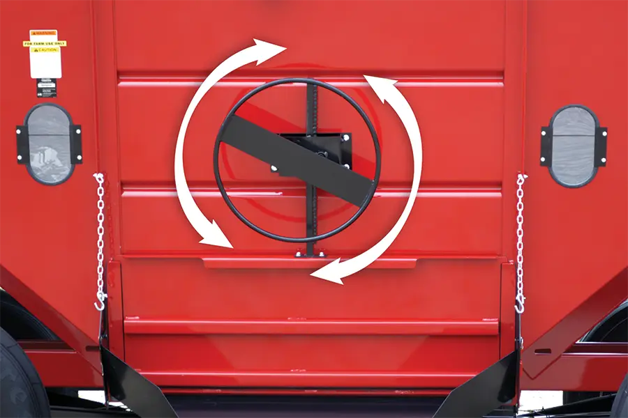 a 60 inch door wheel for a 55 series gravity wagon.