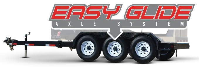 Easy glide triple axle