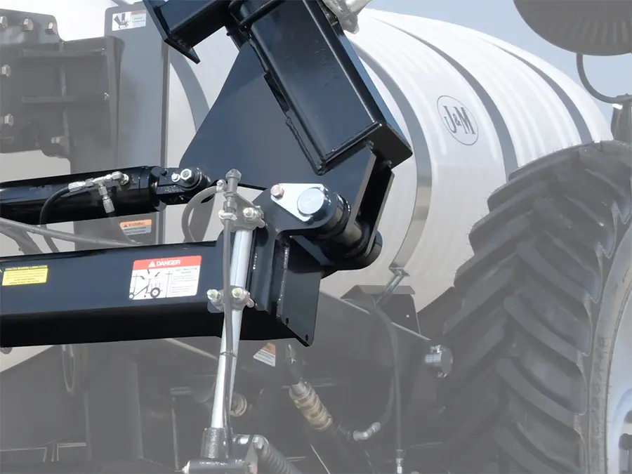 a close up ofheavy duty hinges.