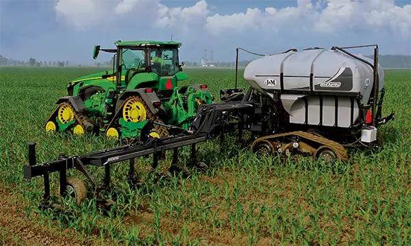 nitrogen applicator on tracks 4