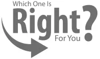 Arrow and Image of the Words Which One Is Right For You