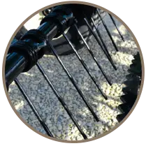 Coil-Tine Spring for Soil Conditioners