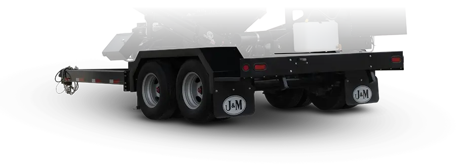 A 390 chassis with dual axle, dual wheel highlighted